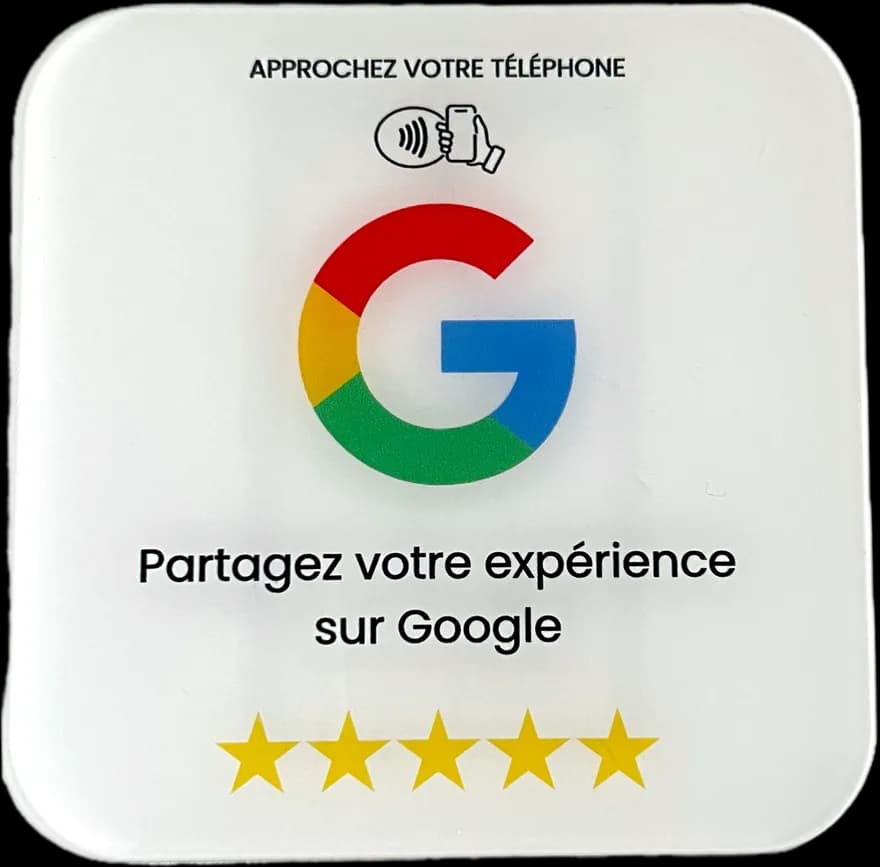 Plaque Avis Google Maison Hive — Partagez votre expérience sur Google